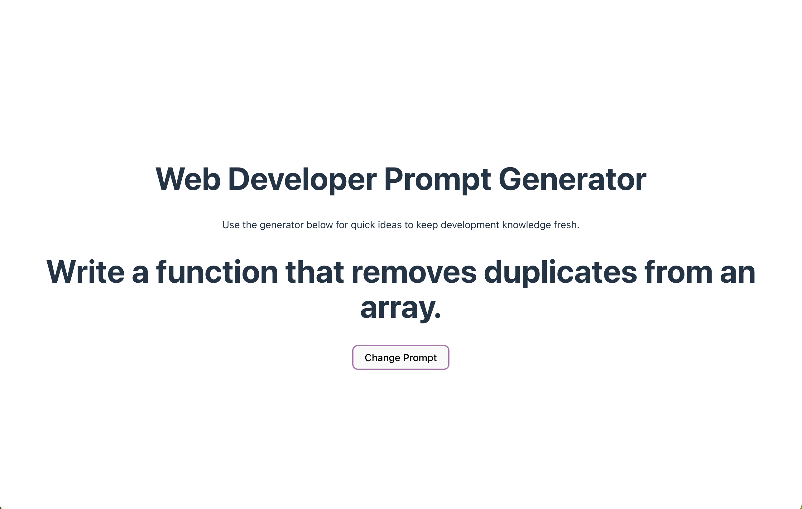 Prompt Generator Screenshot